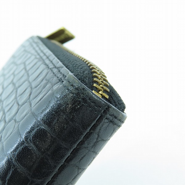 実際に弊社で買取させて頂いたGLADHAND×PORTER/グラッドハンド×ポーター BELONGINGS ZIP WALLET ラウンドジップ 長財布の画像 7枚目