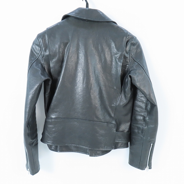 実際に弊社で買取させて頂いたbeautiful people/ビューティフルピープル アローズ別注 ラムレザー ダブルライダースジャケット 1755402401 /160の画像 1枚目