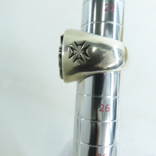 実際に弊社で買取させて頂いた【ギャラ付】GABOR/ガボール マスター アトリエマーク シグネットリング 24-25号の画像 6枚目