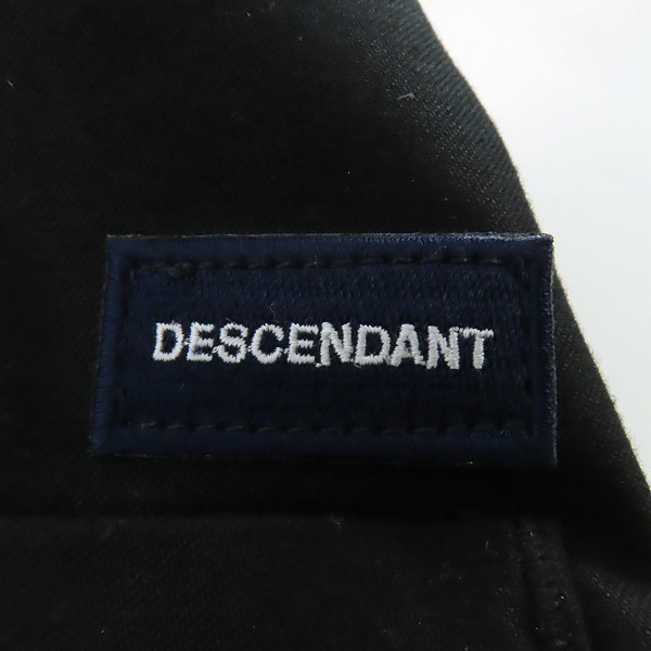 実際に弊社で買取させて頂いたDESCENDANT/ディセンダント Straight ワークパンツ ブラック/2の画像 6枚目