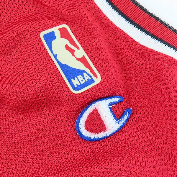実際に弊社で買取させて頂いたChampion/チャンピオン NBA シカゴブルズ #23 マイケル ジョーダン アウェイ ユニフォーム/48の画像 4枚目