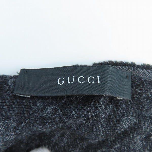 実際に弊社で買取させて頂いたGUCCI/グッチ GG柄 マフラーの画像 1枚目