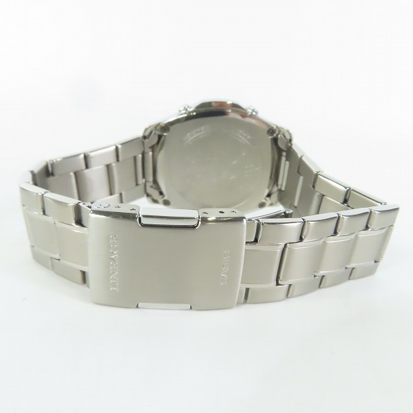 実際に弊社で買取させて頂いたCASIO/カシオ LINEAGE リニエージ マルチバンド6 ソーラー LCW-M100TSE-1A2JFの画像 2枚目