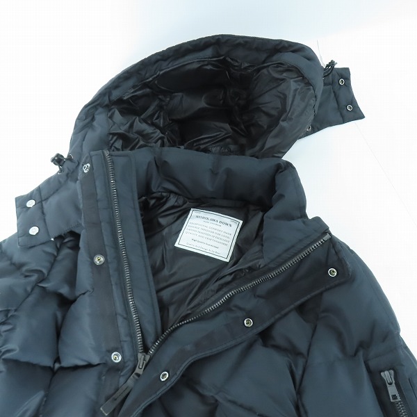 実際に弊社で買取させて頂いたnano universe×NISHIKAWA DOWN/ナノユニバース×西川ダウン ダウンジャケット NUC64DW0919TS/Lの画像 2枚目