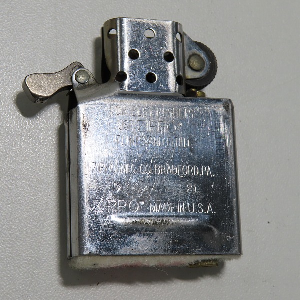 実際に弊社で買取させて頂いたZIPPO/ジッポー HARLEY DAVIDSON/ハーレーダビッドソン サイドメタル HDP-25/21年製の画像 6枚目