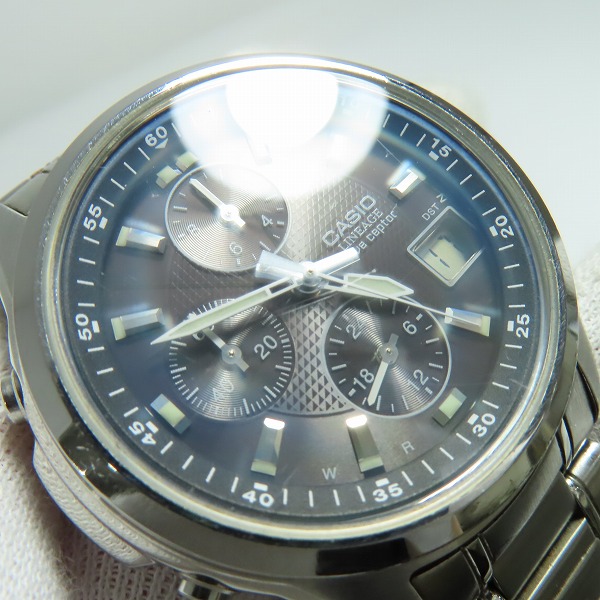 実際に弊社で買取させて頂いたCASIO/カシオ WAVE CEPTOR/ウェーブセプター LINEAGE/リニエージ 電波ソーラー 時計/ウォッチ LIW-500の画像 8枚目