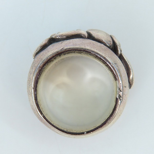 実際に弊社で買取させて頂いたCHROME HEARTS/クロムハーツ ハートダガー リング 21-22号の画像 5枚目