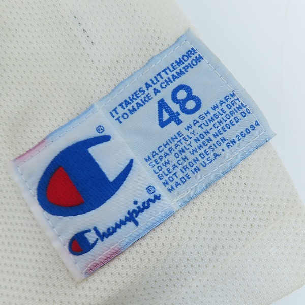 実際に弊社で買取させて頂いたChampion/チャンピオン NBA サンズ #34 チャールズ・ウェイド・バークレー ユニフォーム/48の画像 2枚目