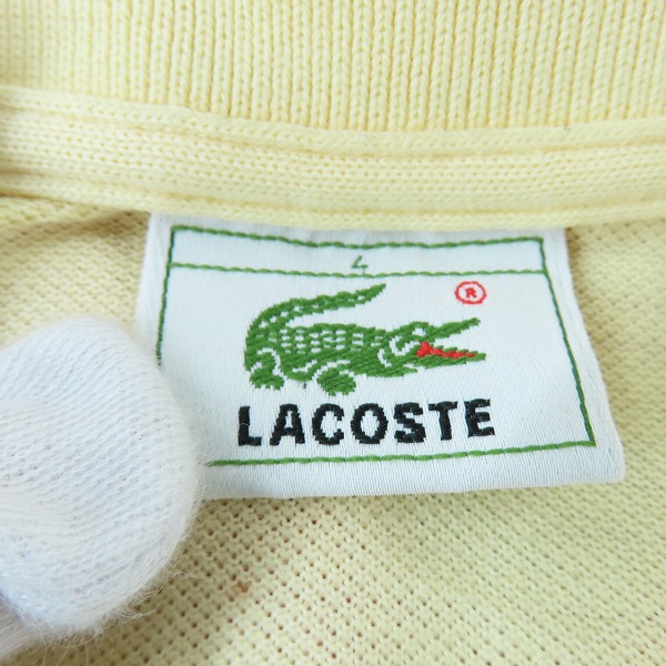 実際に弊社で買取させて頂いたLACOSTE/ラコステ 半袖 ポロシャツ 3点セットの画像 4枚目