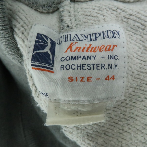 実際に弊社で買取させて頂いたchampion/チャンピオン ランナーズタグ スウェットパンツ グレー 44の画像 2枚目