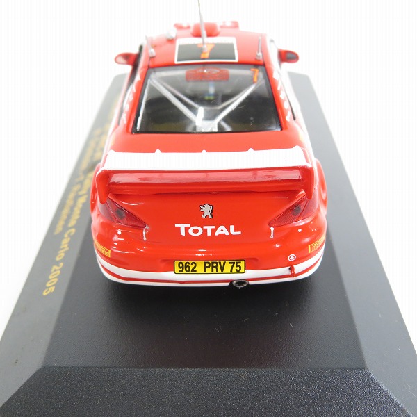 実際に弊社で買取させて頂いたixo/イクソ 1/43 PEUGEOT/プジョー 307 WRC モンテカルロラリー 2005 #7 RAM170 ミニカーの画像 4枚目