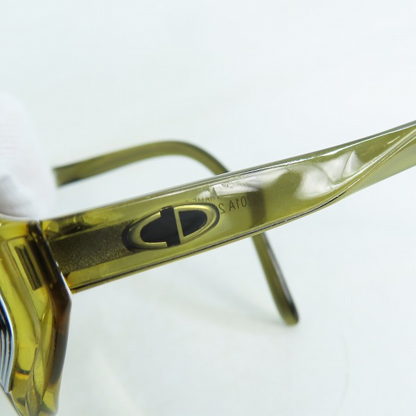 実際に弊社で買取させて頂いたChristian Dior/クリスチャンディオール 度入りサングラス/メガネフレーム 2201Aの画像 7枚目