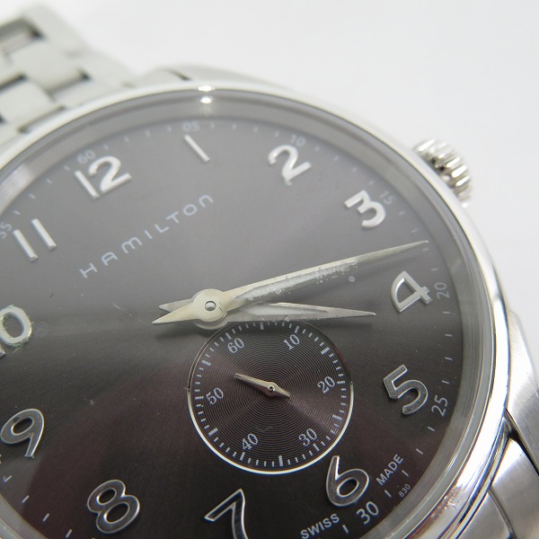 実際に弊社で買取させて頂いたHAMILTON/ハミルトン クォーツ ジャズマスター 腕時計 H384110の画像 5枚目