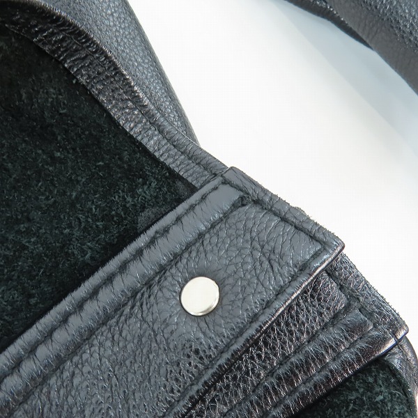 実際に弊社で買取させて頂いた【カスタム】A＆G/エーアンドジー クロスパッチ シルバークロス レザージャケット/Mの画像 7枚目