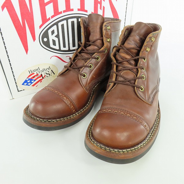 実際に弊社で買取させて頂いたWHITE'S BOOTS/ホワイツブーツ SEMI DRESS STRAIGHT TIP セミドレス ストレートチップ レースアップブーツ 2332C 7.5E
