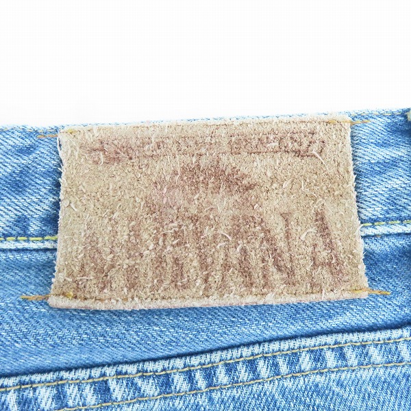 実際に弊社で買取させて頂いたHYSTERIC GLAMOUR×KURT COBAIN/ヒステリックグラマー×カートコバーン 10SS デニムパンツ 0202AP04/30の画像 5枚目