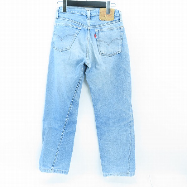 実際に弊社で買取させて頂いたLEVI'S/リーバイス ヴィンテージ バレンシア工場 刻印555 501 ボタンフライ デニム W28L34の画像 1枚目