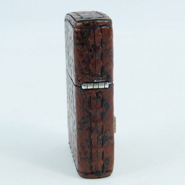 実際に弊社で買取させて頂いたZIPPO/ジッポー Harley-Davidson/ハーレーダビッドソン 革巻きの画像 2枚目