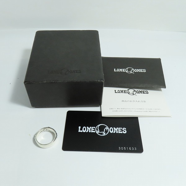 実際に弊社で買取させて頂いた【ギャラ付】LONE ONES/ロンワンズ ソウルメイトリング 18-18.5号の画像 9枚目