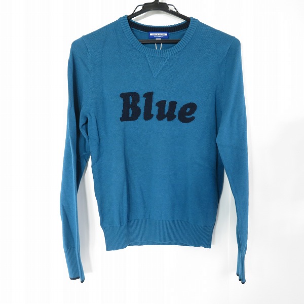 実際に弊社で買取させて頂いた【未使用】BURBERRY BLUE LABEL/バーバリーブルーレーベル ウール混 ニットカットソー E1N08-867-26 /38