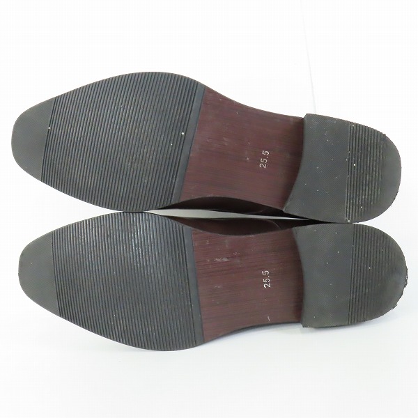 実際に弊社で買取させて頂いたORIHICA/オリヒカ プレーントゥ レザー ビジネスシューズ/25.5の画像 2枚目