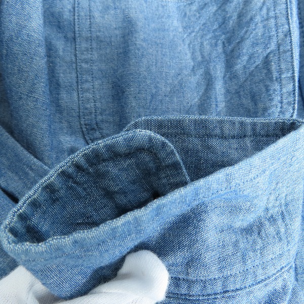 実際に弊社で買取させて頂いたDESCENDANT/ディセンダント スタンドカラー 長袖ボタンシャツ/2の画像 6枚目