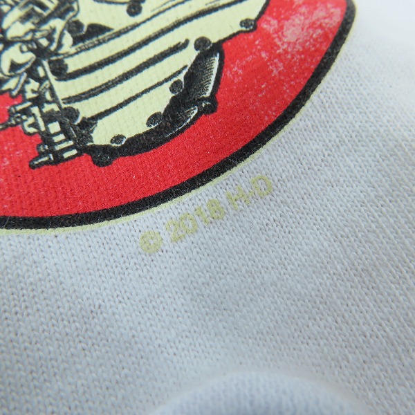 実際に弊社で買取させて頂いたHARLEY-DAVIDSON/ハーレーダビッドソン エンジンプリント Tシャツ/Mの画像 5枚目