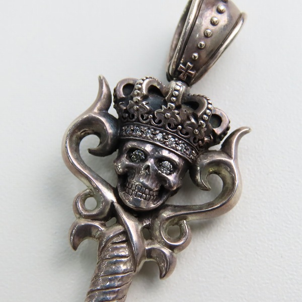 実際に弊社で買取させて頂いたJustin Davis×MagicalDesign/ジャスティンデイビス×マジカルデザイン スカルキーペンダントの画像 4枚目
