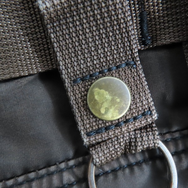 実際に弊社で買取させて頂いたPORTER Classic/ポータークラシック SUPER NYLON WAIST BAG スーパーナイロン ブラウン ウエストバッグの画像 7枚目