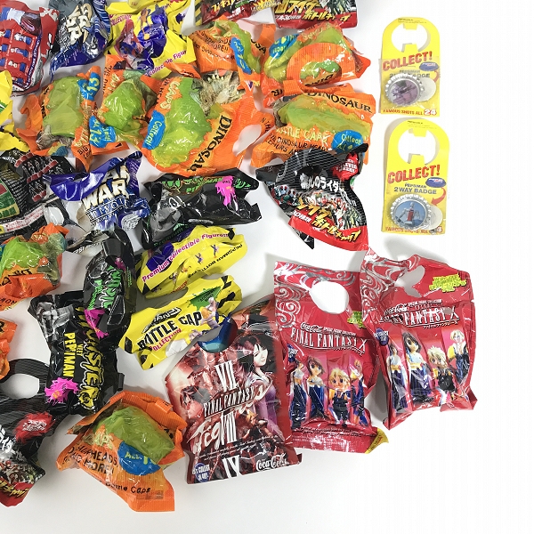 実際に弊社で買取させて頂いた【おまとめ】ペプシマン/ファイナルファンタジー/ダイナソー/仮面ライダー 他 ボトルキャップ フィギュア の画像 4枚目