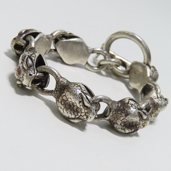 実際に弊社で買取させて頂いたA&G/エーアンドジー LIMITED VIPER/バイパー スネークブレスレット/Tバー