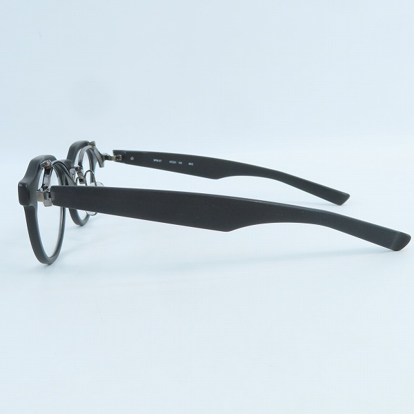 実際に弊社で買取させて頂いた999.9/フォーナインズ  跳ね上げ アイウェア/メガネフレーム ブラックマット NPM-57の画像 2枚目