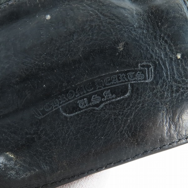 実際に弊社で買取させて頂いたCHROME HEARTS/クロムハーツ ONE SNAP/ワンスナップ ウォレット クロスボタンの画像 5枚目