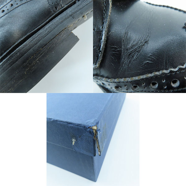 実際に弊社で買取させて頂いたTrickers/トリッカーズ  MOLTON/モールトン カントリーブーツ ウイングチップ M2508/8の画像 7枚目