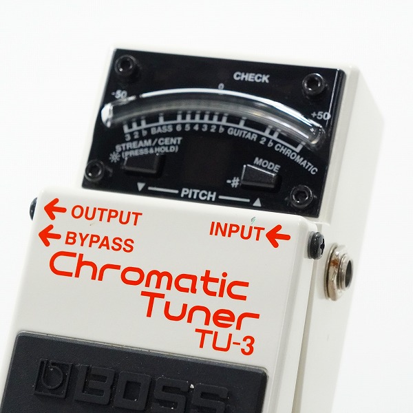 実際に弊社で買取させて頂いたBOSS/ボス TU-3 Chromatic Tuner ギター/ベース用 チューナー 動作確認済みの画像 5枚目