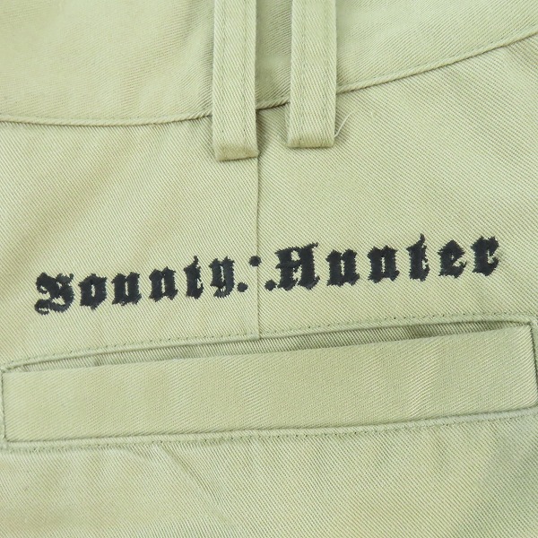 実際に弊社で買取させて頂いたBOUNTY HUNTER/バウンティーハンター チノパン ハーフパンツ スカル刺繍 34の画像 5枚目