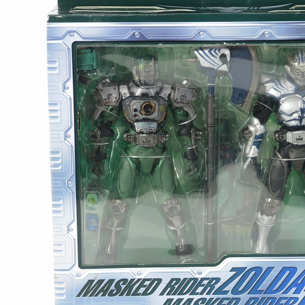実際に弊社で買取させて頂いた【未開封】BANDAI/バンダイ 仮面ライダー龍騎 S.I.C./SIC Vol.27 仮面ライダーゾルダ＆仮面ライダータイガ/フィギュアの画像 1枚目