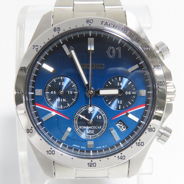 実際に弊社で買取させて頂いたSEIKO/セイコー 小田急線開業95周年記念 MSE 特急ロマンスカー 腕時計 8T63-01W0【動作未確認】
