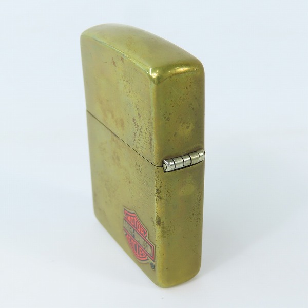 実際に弊社で買取させて頂いたZIPPO/ジッポー HARLEY-DAVIDSON/ハーレーダビッドソン SORID BASS/ブラス/1932-1990/90年製の画像 3枚目