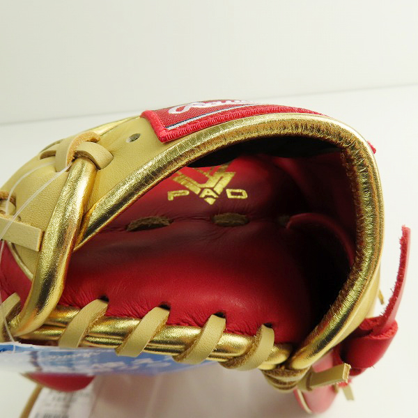 実際に弊社で買取させて頂いた【未使用】Rawlings/ローリングス HYPER TECH COLOR SYNC 軟式/内野手/右投げ用 グローブ GR4HTCN62の画像 3枚目