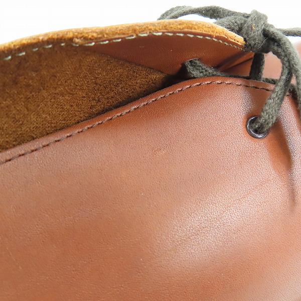 実際に弊社で買取させて頂いたREGAL/リーガル レザー チャッカブーツ JB27/27の画像 7枚目