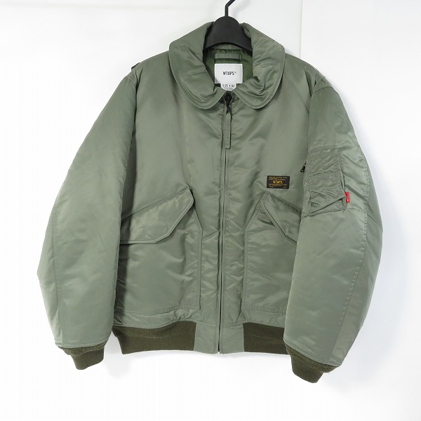 実際に弊社で買取させて頂いたWTAPS/ダブルタップス 17aw CWU JACKET フライトジャケット 172WVDT-JKM04/02
