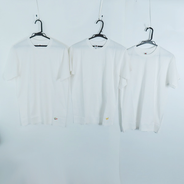実際に弊社で買取させて頂いた(2)FRAGMENT DESIGN/フラグメントデザイン THE CONVENI GINZA ザコンビニ FRUIT OF THE LOOM 3P TEE/ホワイト