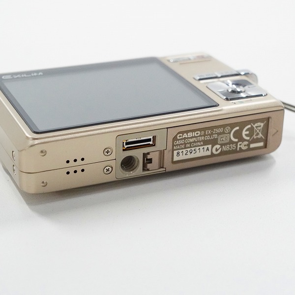 実際に弊社で買取させて頂いたCASIO/カシオ EXILIM EX-Z500 コンパクトデジタルカメラ 簡易動作確認済みの画像 6枚目
