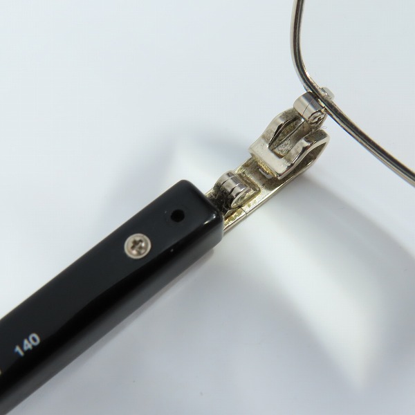 実際に弊社で買取させて頂いたdunhill/ダンヒル T-CELLULOID/TITAN F-K14WG/ホワイトゴールド メガネフレーム 1026の画像 7枚目