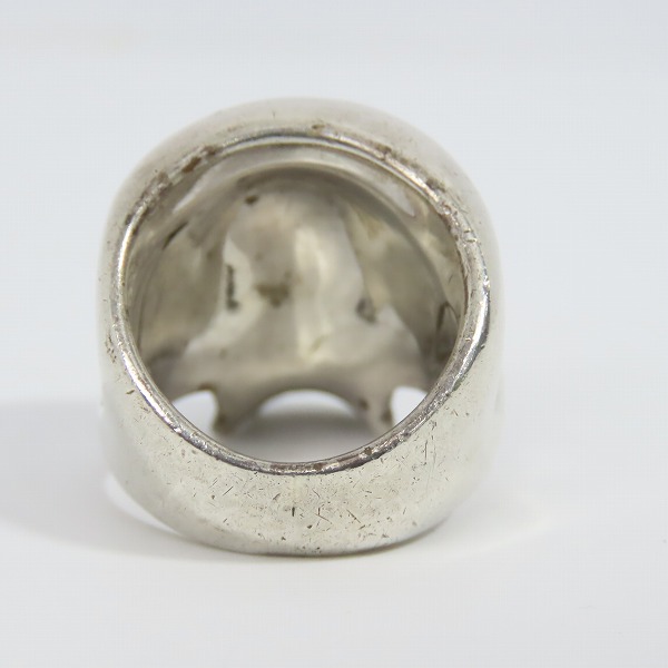 実際に弊社で買取させて頂いたCRAZY PIG/クレイジーピッグ EVIL SKULL RING LARGE ラージエビルスカル リング 14号の画像 3枚目