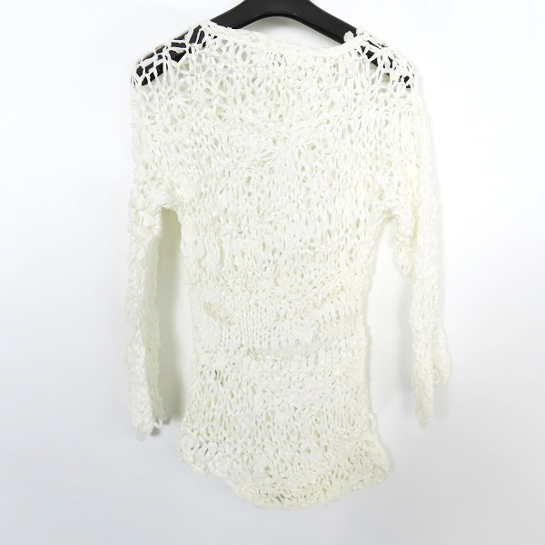 実際に弊社で買取させて頂いたJUNYA WATANABE COMME des GARCONS/ジュンヤ ワタナベ コムデギャルソン シースルーニット JO-N008/AD2004の画像 1枚目