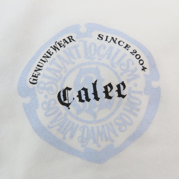 実際に弊社で買取させて頂いたCALEE/キャリー STRETCH EMBLEM LOGO TEE/ストレッチ エンブレム ロゴ Tシャツ CL-24SS003NT/Mの画像 4枚目