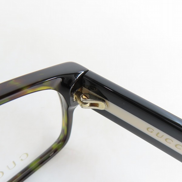 実際に弊社で買取させて頂いた(1)GUCCI/グッチ メガネフレーム アイウェア GG0344OA-002の画像 4枚目