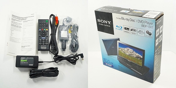 実際に弊社で買取させて頂いたSONY/ソニー BDP-SX1 2012年製 ポータブル ブルーレイ ディスク プレーヤー DVD プレーヤー 動作確認済みの画像 9枚目